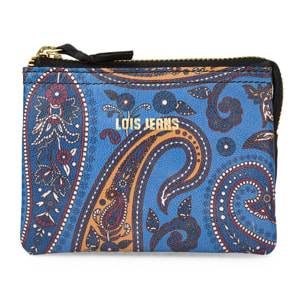 Monedero Piel Mujer Lois Mirage Azul