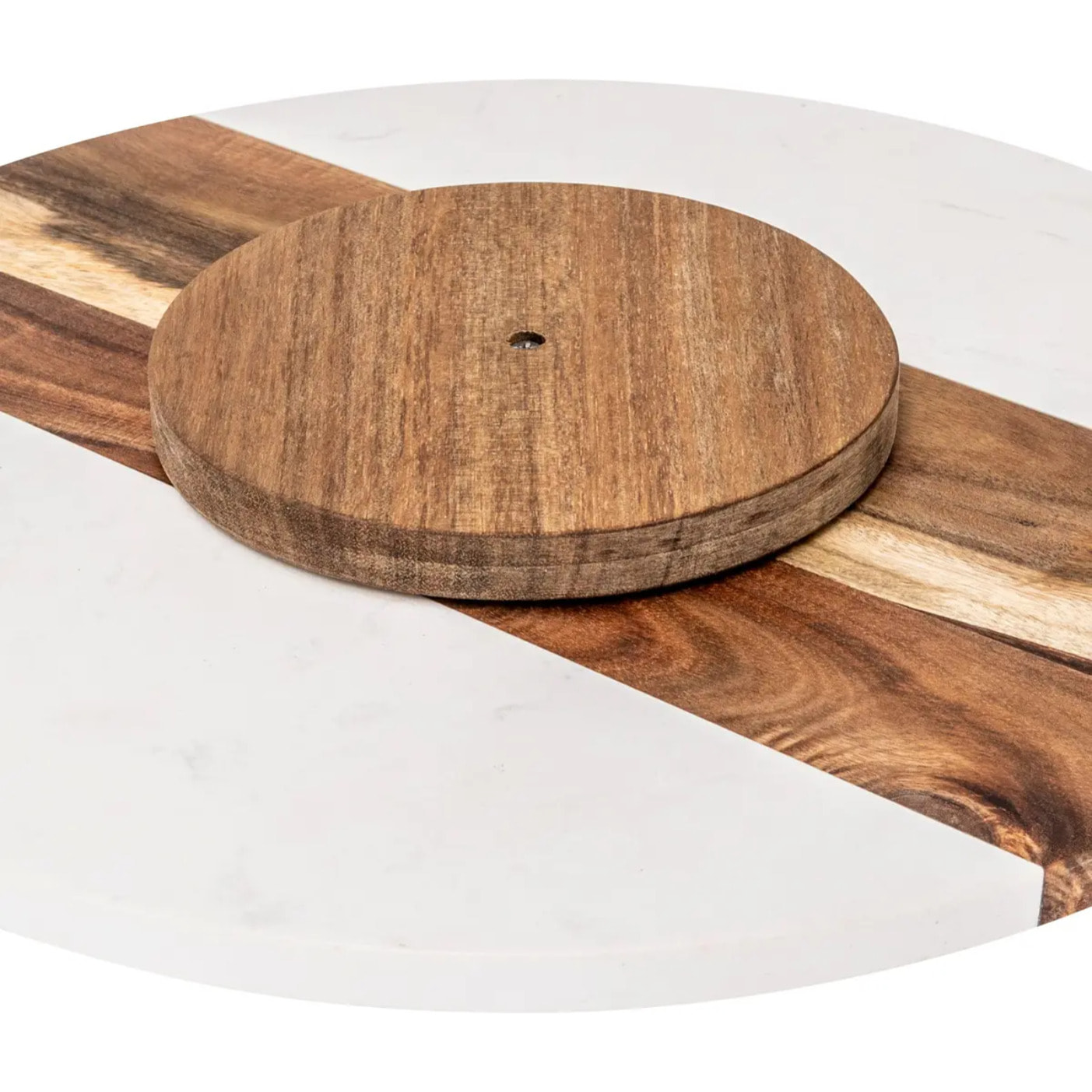 Plateau tournant "Harmony" rond D35cm en acacia