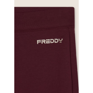 Leggings flare in felpa elasticizzata