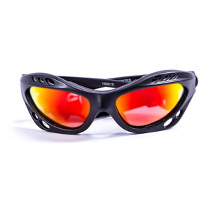 Gafas de deportes acuáticos OCEAN CUMBUCO - Negro mate / Revo roja