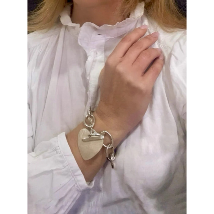Pulsera cierre Corazón Gde