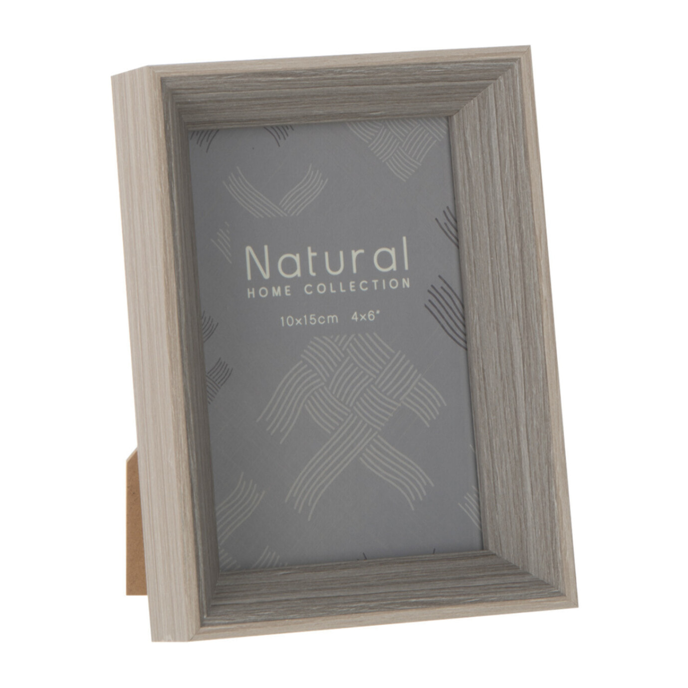 J-Line cadre photo Profondeur - bois - gris - 2 pièces