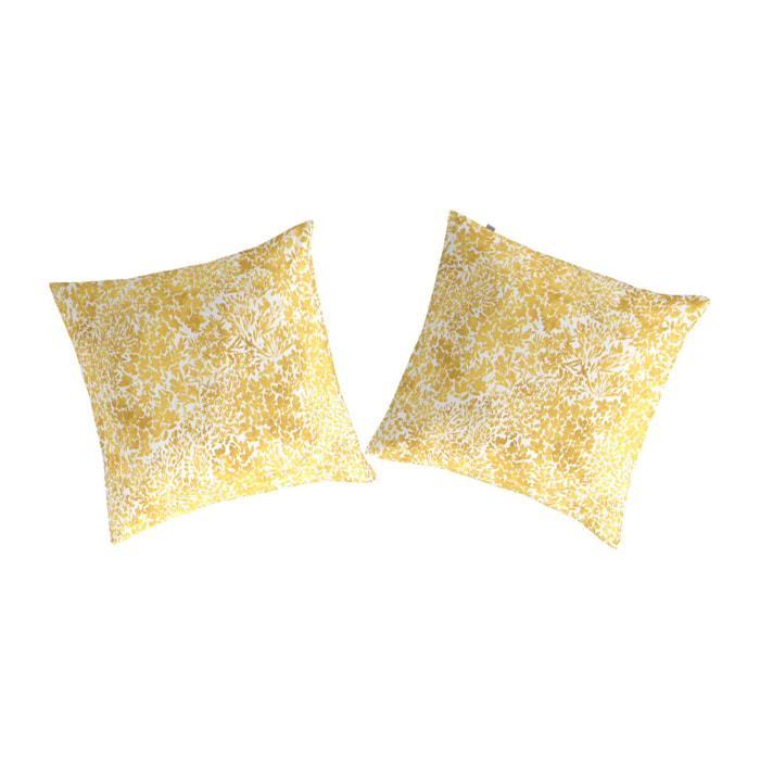 2 Fundas de almohada 100%algodón KASAI B multicolor - 65x65 cm