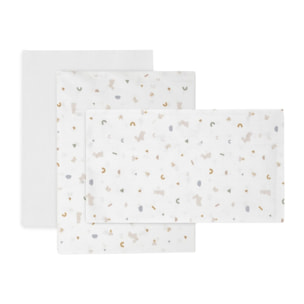 Cambrass Sabana Cuna 3 Pcs (Cuna 60) Rabbit