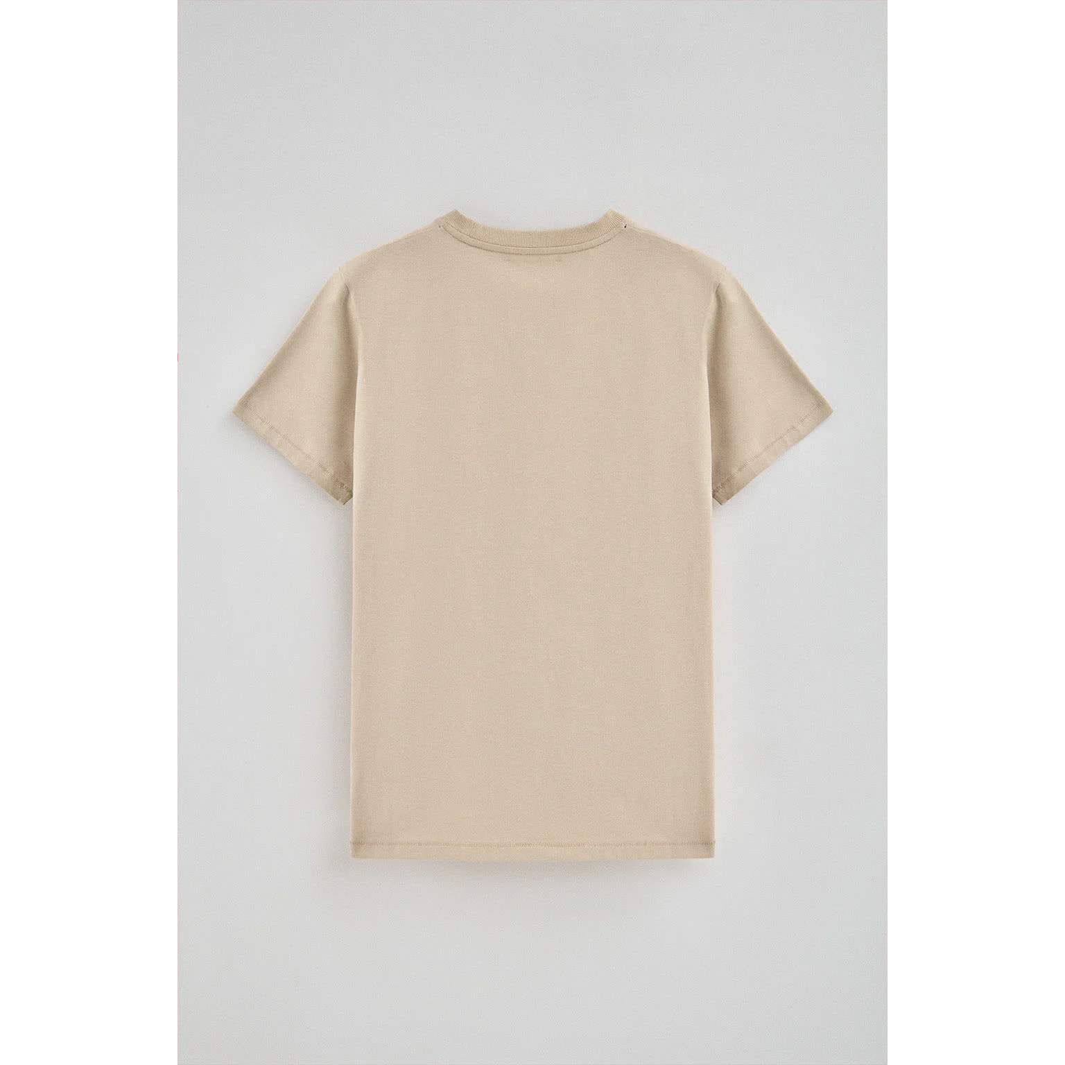 Camiseta beige con logo engomado Rigby Go