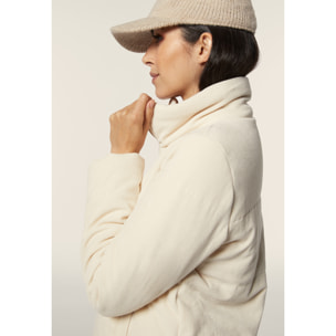 Giacca Invernale in Corduroy con Chiusura Full Zip