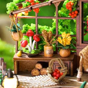 Colección Botellas de Ensueño, Momento Abundante. Maqueta 3D realista con gran detalle y luces led.