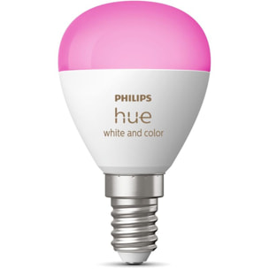 Ampoule LED connectée PHILIPS HUE W&C E14 Luster 5.1W