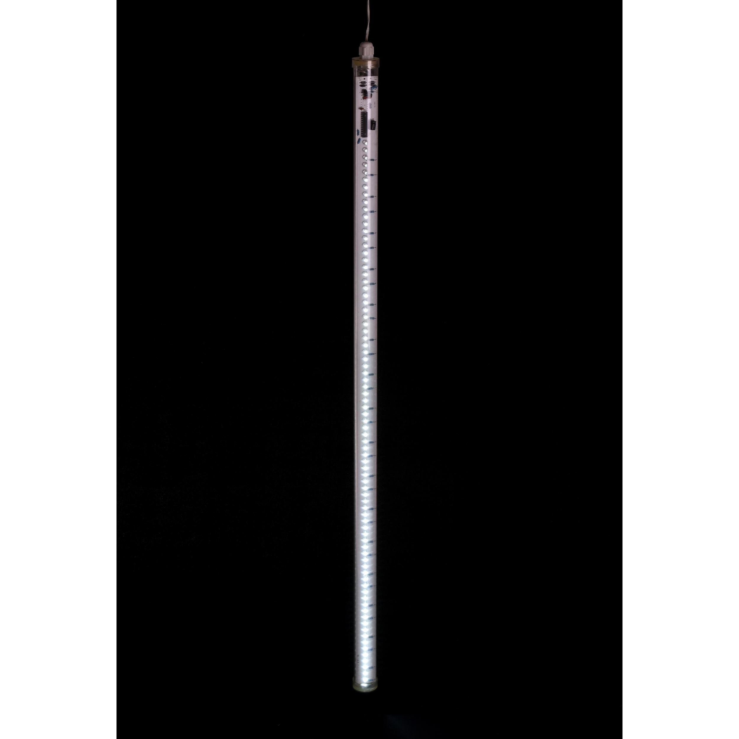 Tubo 80 Cm Singolo 160 Led**Sc - Pezzi 1 - 3,2X82X3,2cm - Colore: Bianco - Bianchi Dino - Articoli Natalizi