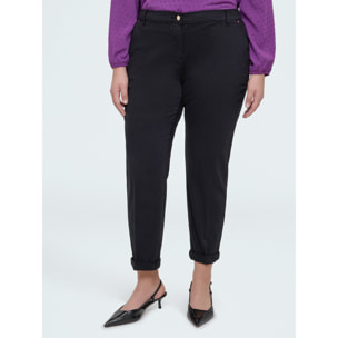 Fiorella Rubino - Pantalones Chino de algodón - Negro
