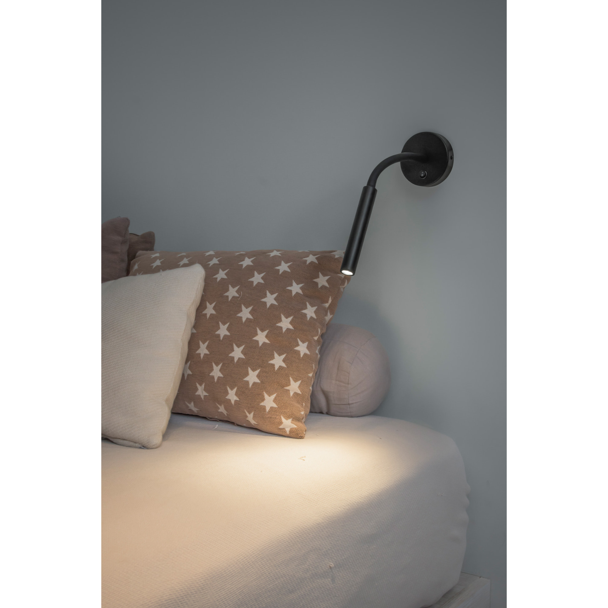 KALE Lampe applique lecteur noir