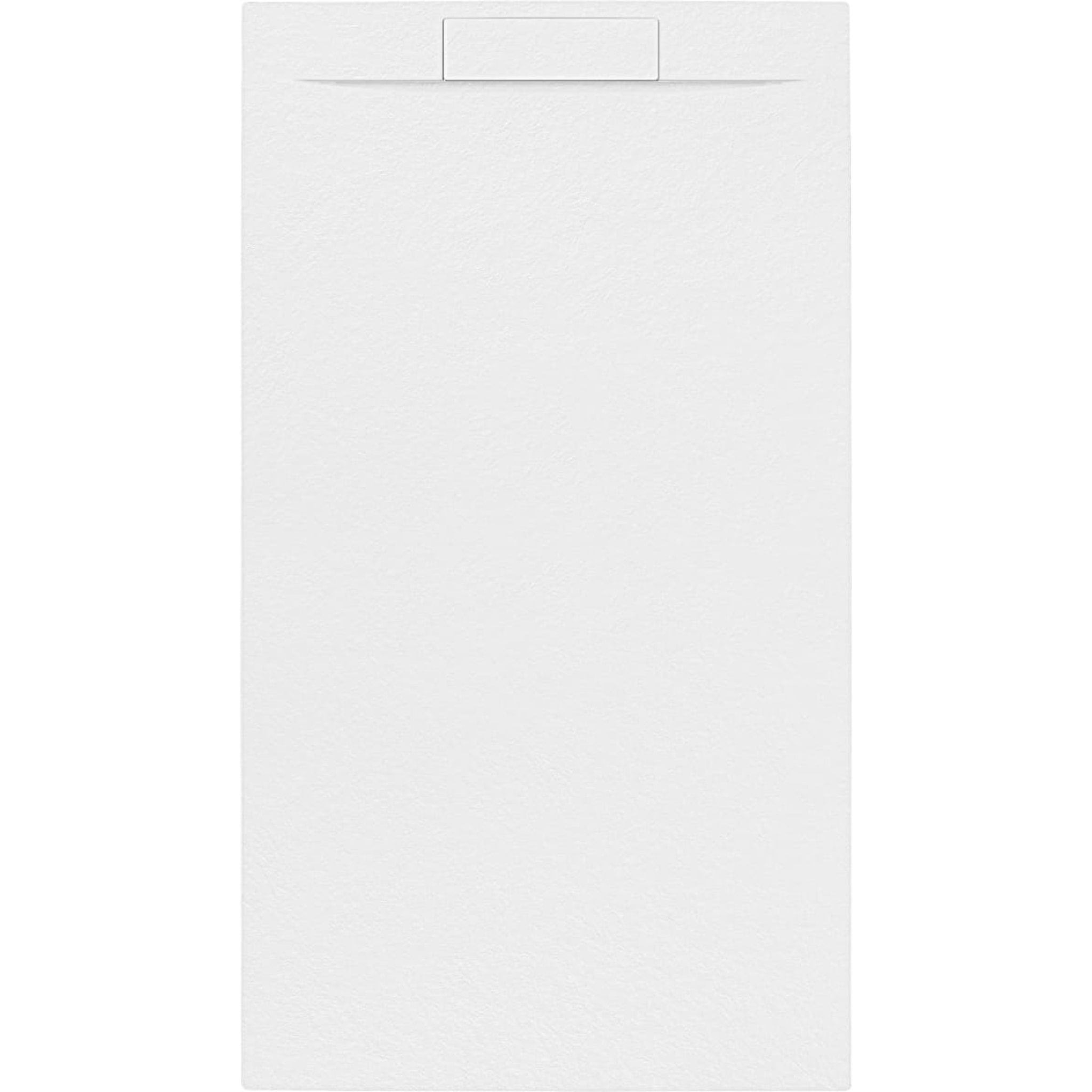 Fusion Receveur de douche 140x90cm en marbre coulé, blanc (SATFU14090BL)