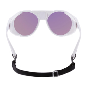 Gafas de sol OCEAN RODAS - montura blanca mate / lentes Revo azules