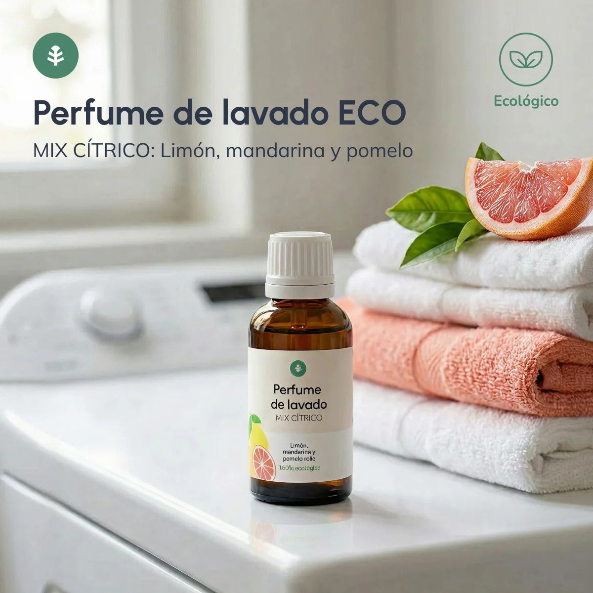 Perfume de Lavado Cítrico Mix Planeta Huerto tapón dropper 30 ml