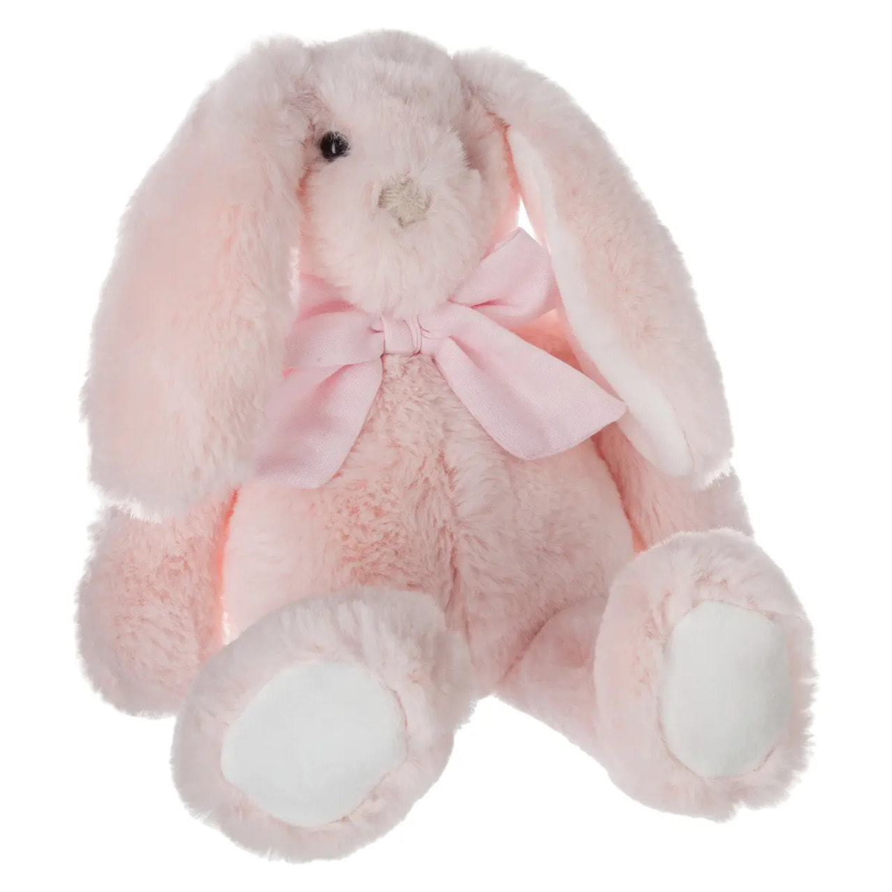 Peluche lapin avec noeud Kay H.30cm