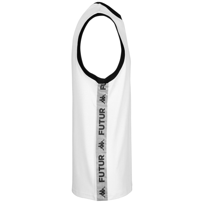 T-Shirts & Top Kappa Uomo Donna Authentic Khorus Kff Bianco