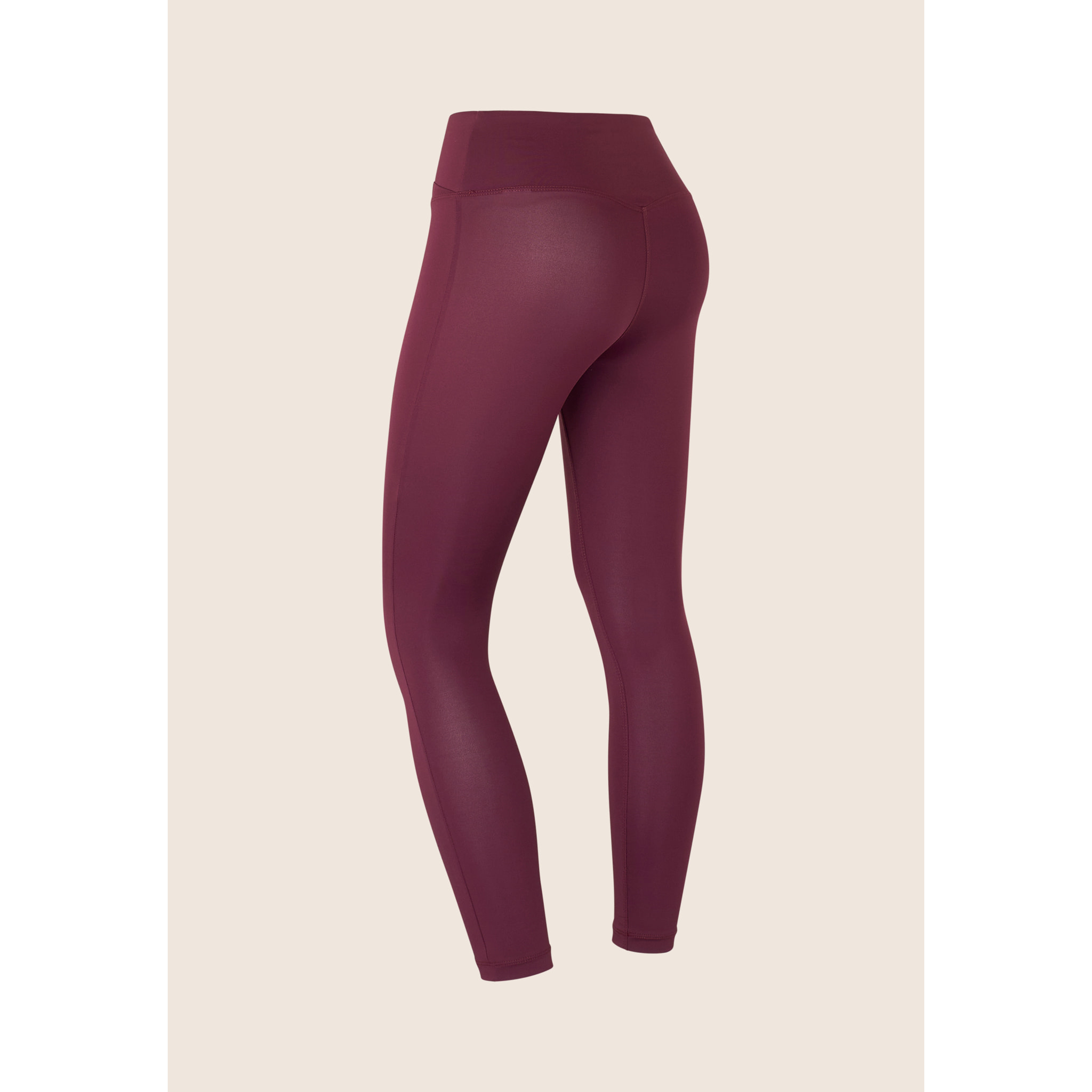 Leggings 7/8 vita incrociata in tessuto tecnico