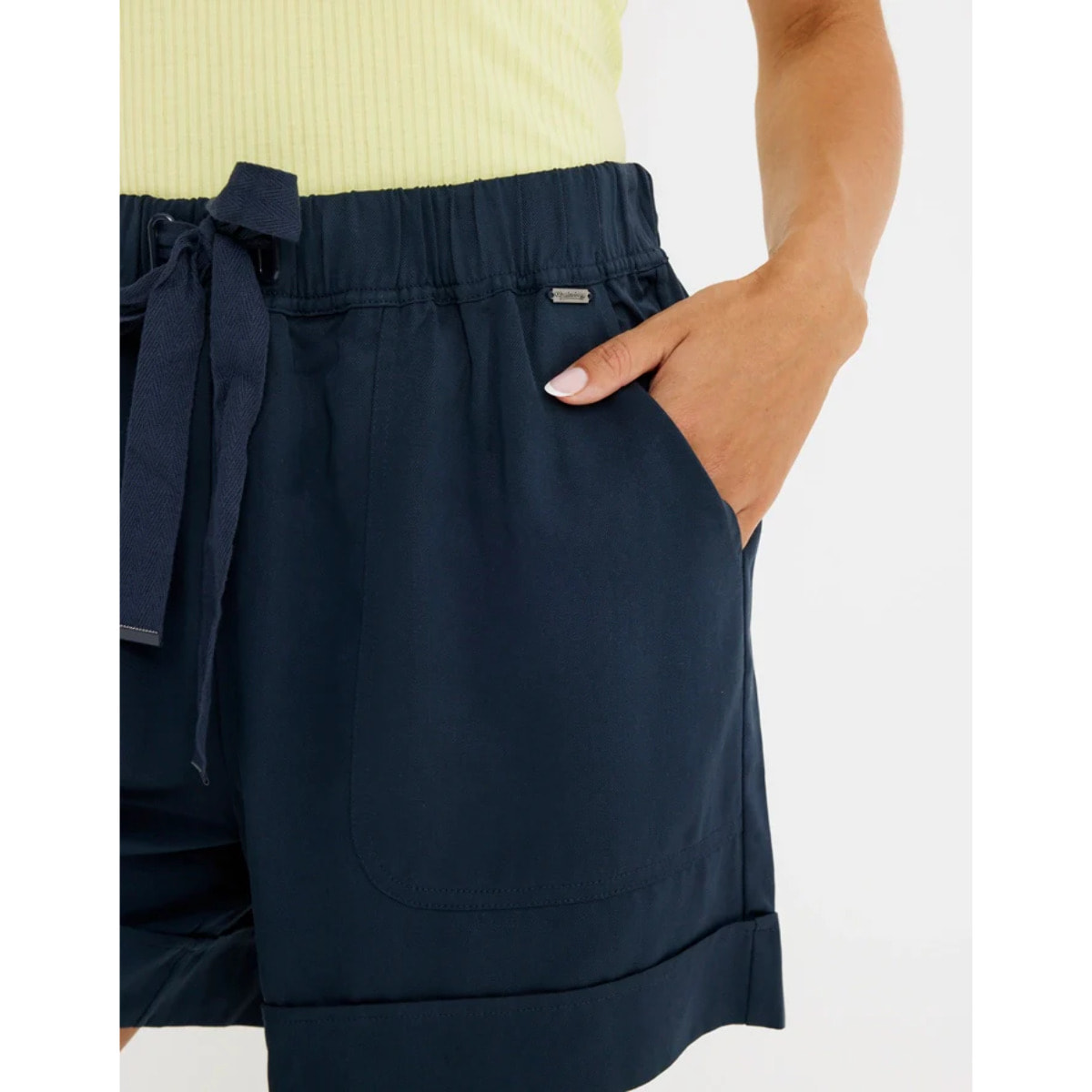 Bermuda Tencel Azul Marino - Ducano