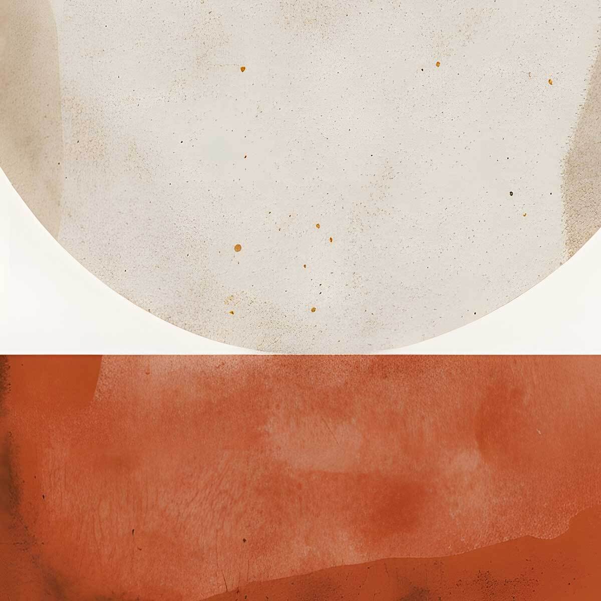 Tableau demi-cercles superposés Toile imprimée