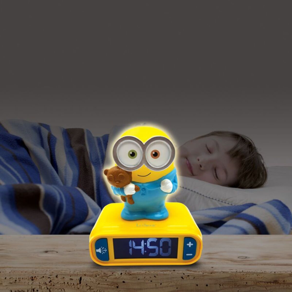 Radio réveil LEXIBOOK Les Minions avec effets sonores