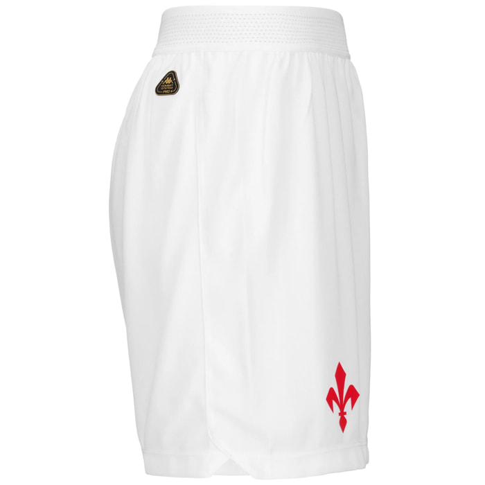 Pantaloni Corti Kappa Uomo Kombat Ryder Pro Fiorentina Bianco