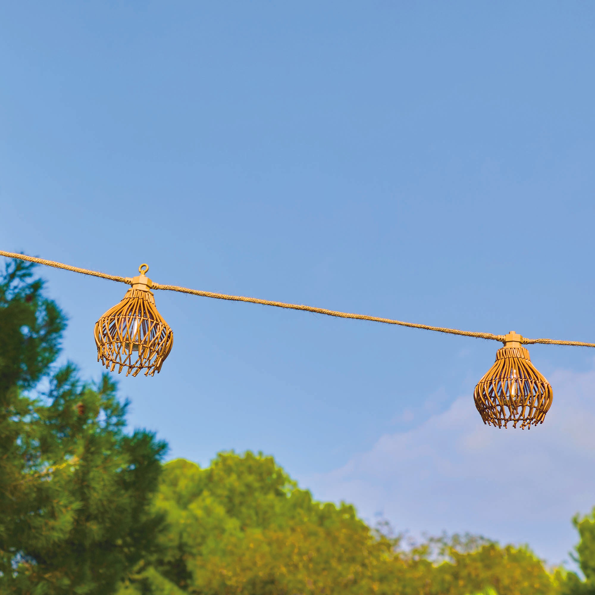 Guirlande solaire ROTILIA HYBRID 10 ampoules 8M