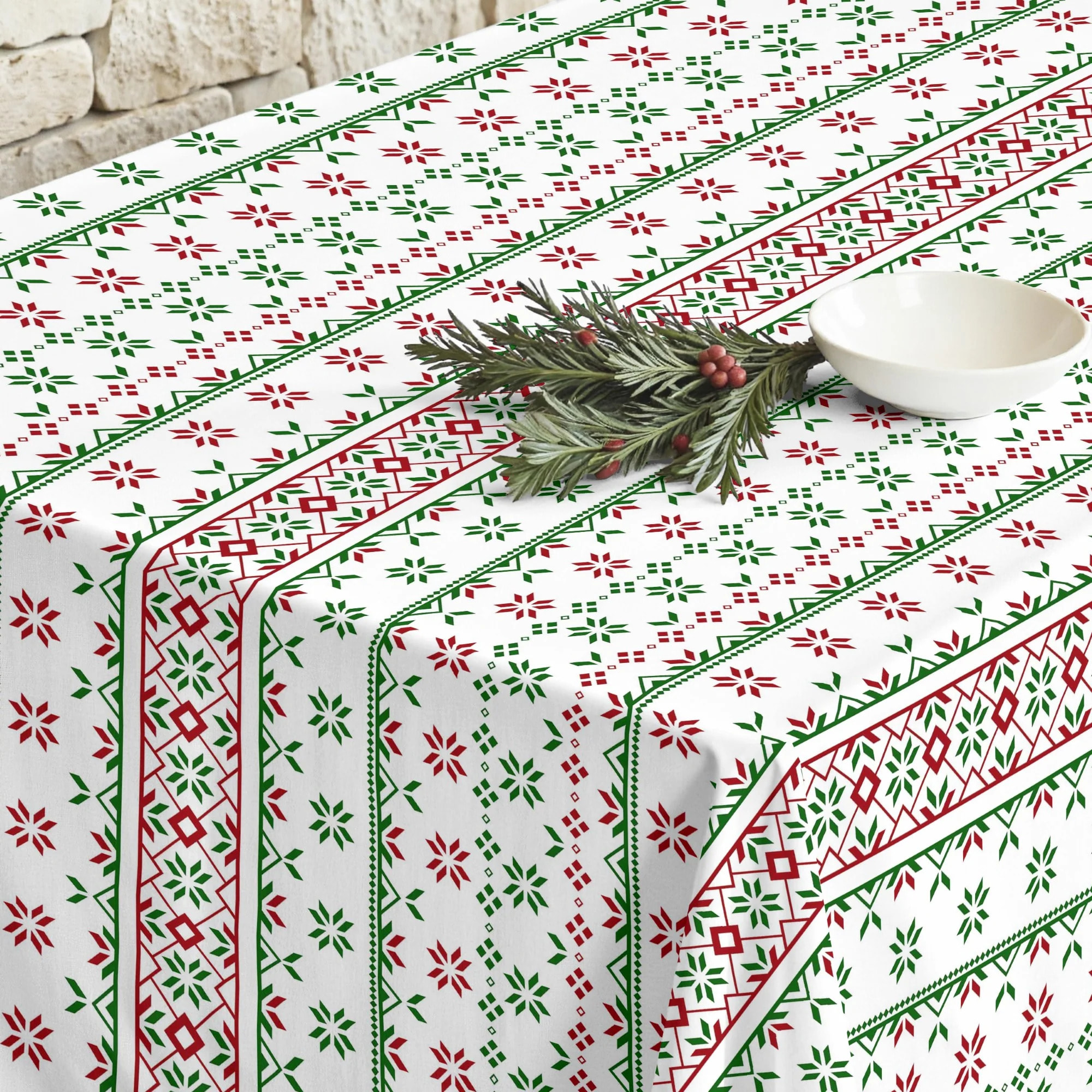 Nappe en résine Anti-tâches Merry Christmas 3