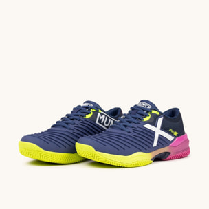 MUNICH PADX PADEL 63 Zapatillas de Pádel Azul Marino y Rosa