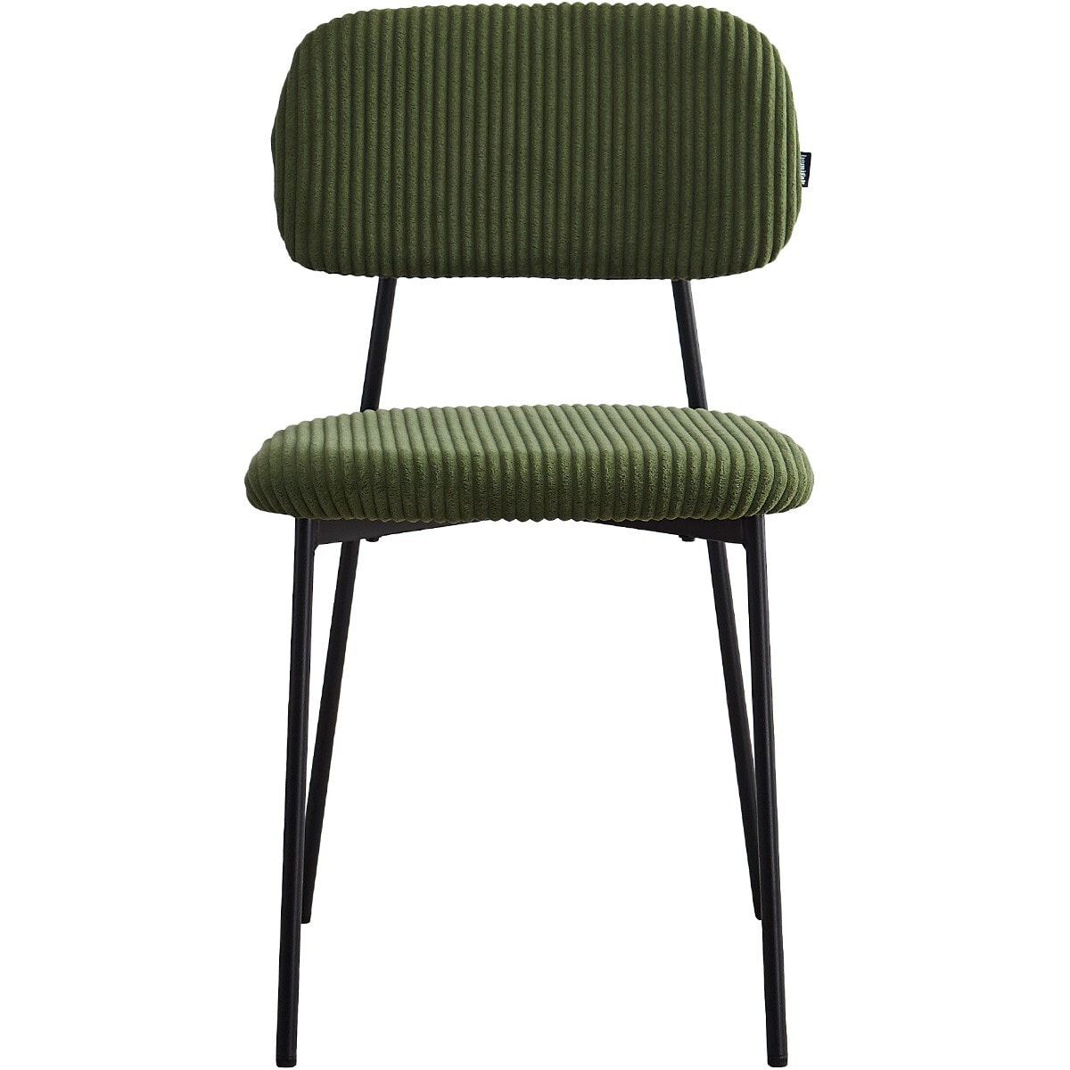 Lot de 4 chaises en velours côtelé - LORIE