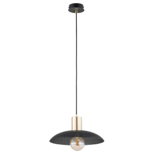 Lampada a sospensione SPIRIT in acciaio nero