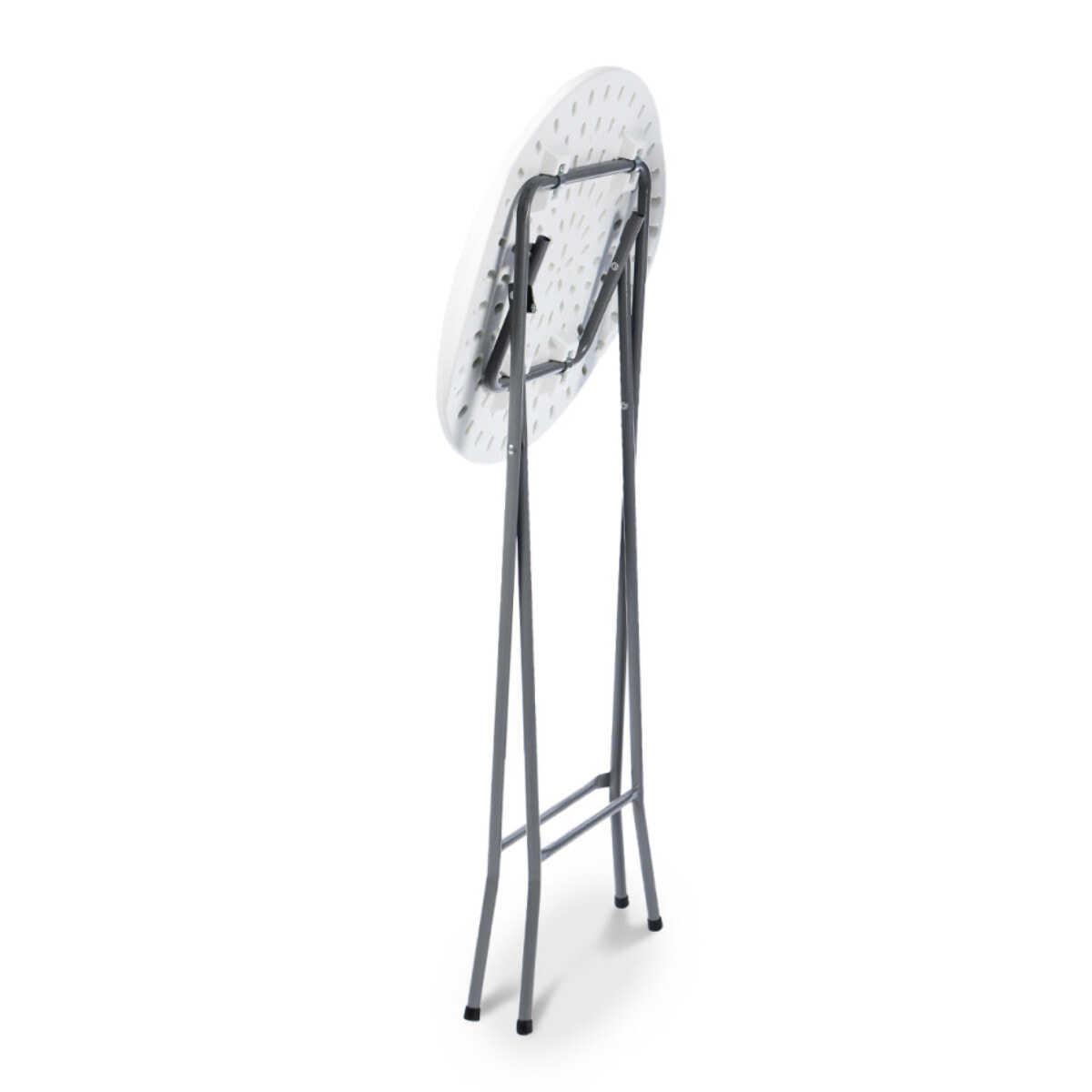 Tables hautes de réception pliantes 105cm + housses noires - lot de 2