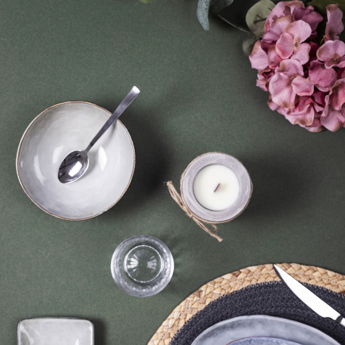 Bol 80cl Au Gres Du Temps D19.5cm Gris