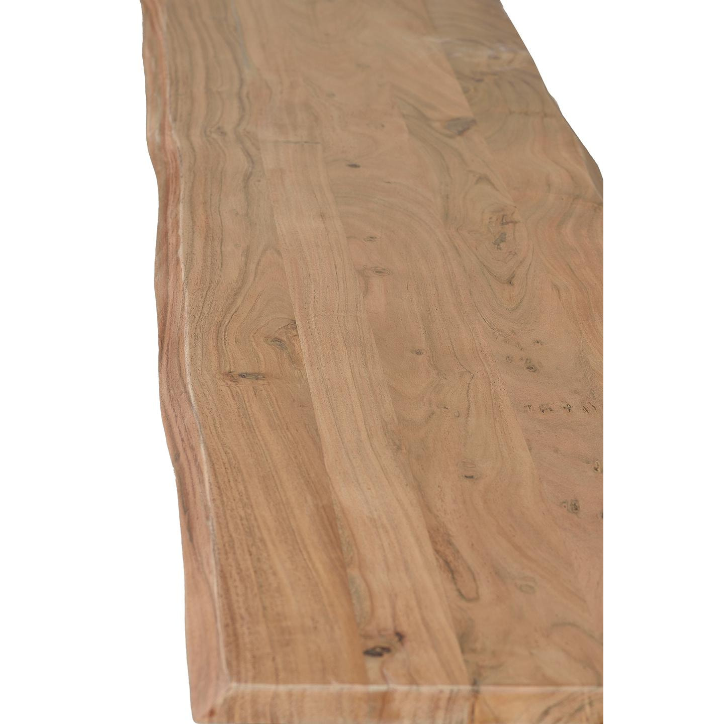 Banco de Madera de Acacia 180 Cm Estilo Rústico Moderno
