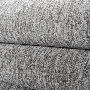 NADOR - Tapis rond de salon moderne Gris clair