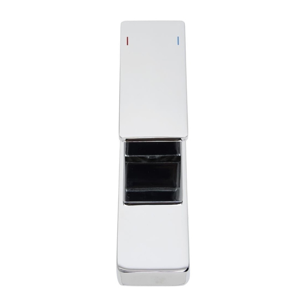 Vision mitigeur lavabo à levier sur pied, sans vidage, chrome brillant (SATBSVI271)