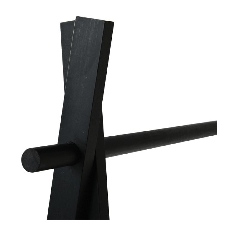 Portant Bambou avec étagère MIA Noir MSV