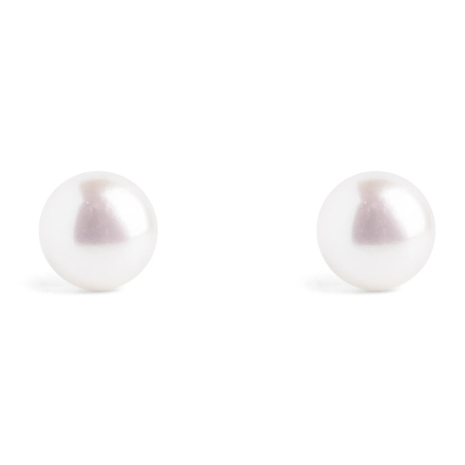 Orecchini Single Pearl Argento Placcato Oro