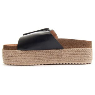 Sandalias de Plataforma - Negro - Altura: 5 cm