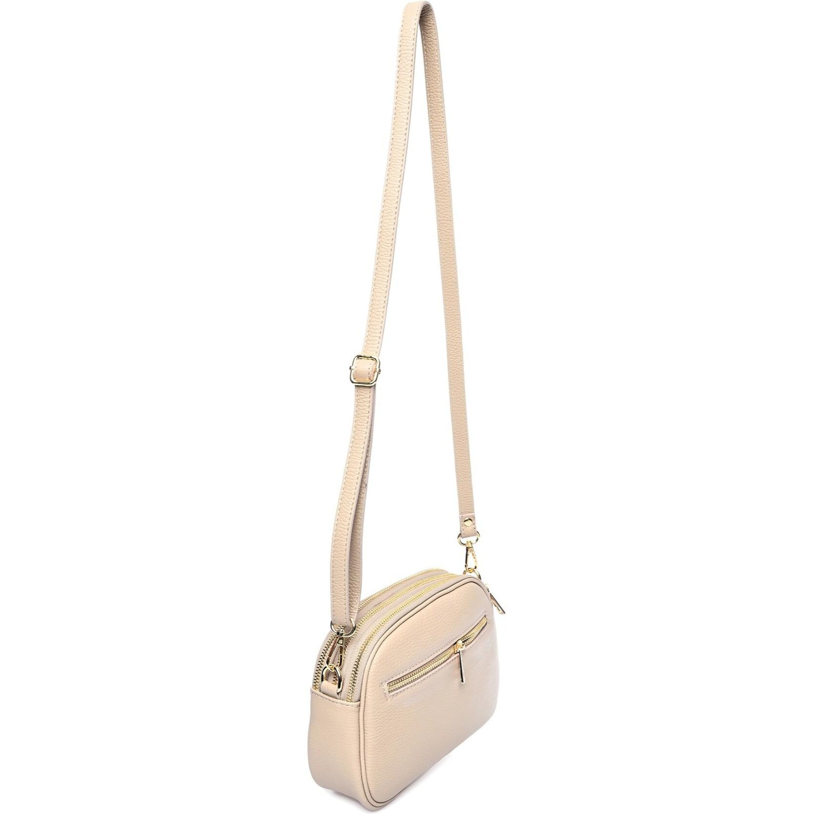 Borsa a tracolla Carla Ferreri Beige