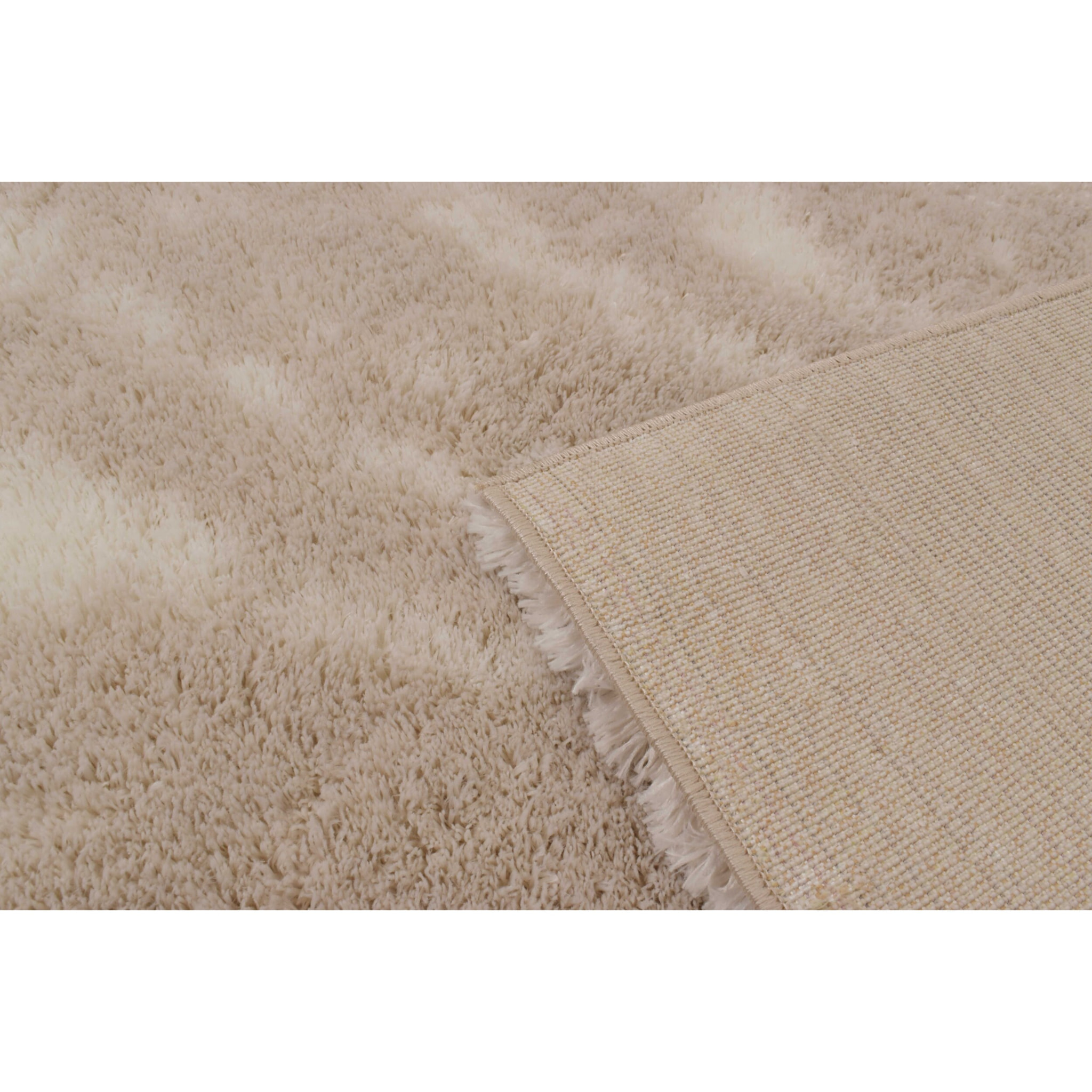 Oslo - tapis de salon à poils longs design abstrait beige