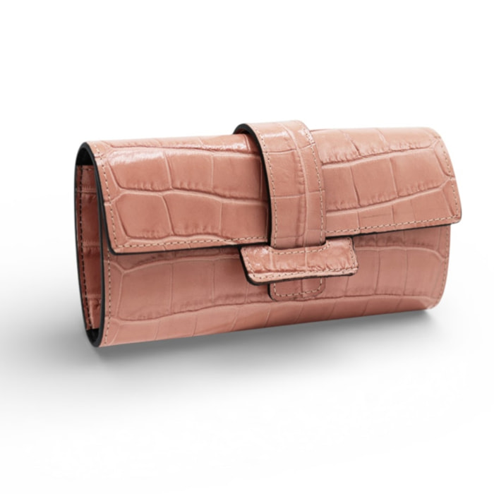 Cartera Cheval Firenze Dean Croc Rosa