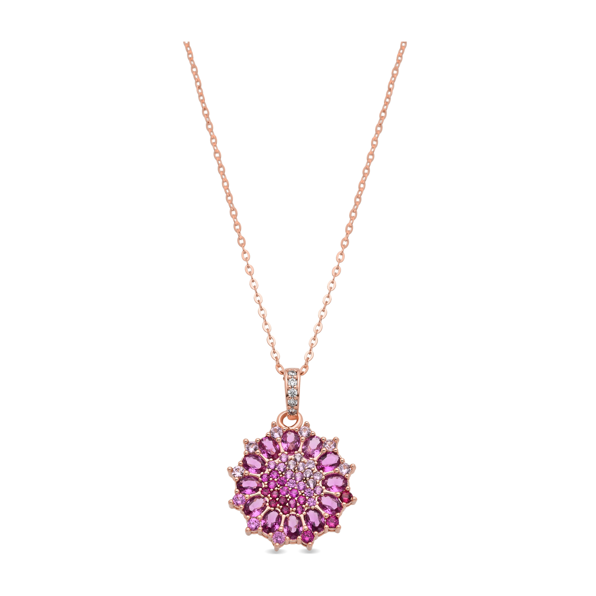 Collar Mansayn acabado oro rosa 18k