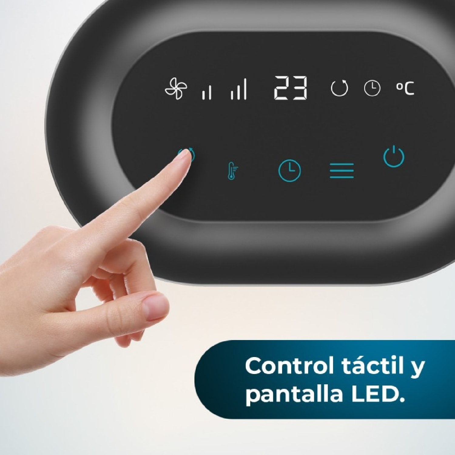 Cecotec Calefactor cerámico de sobremesa ReadyWarm 1550 Max Ceramic Rotate Smart