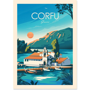 Affiche - Corfu Greece - Studio Inception