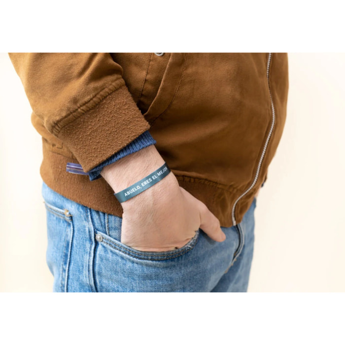 Pulsera "Abuelo eres el mejor"