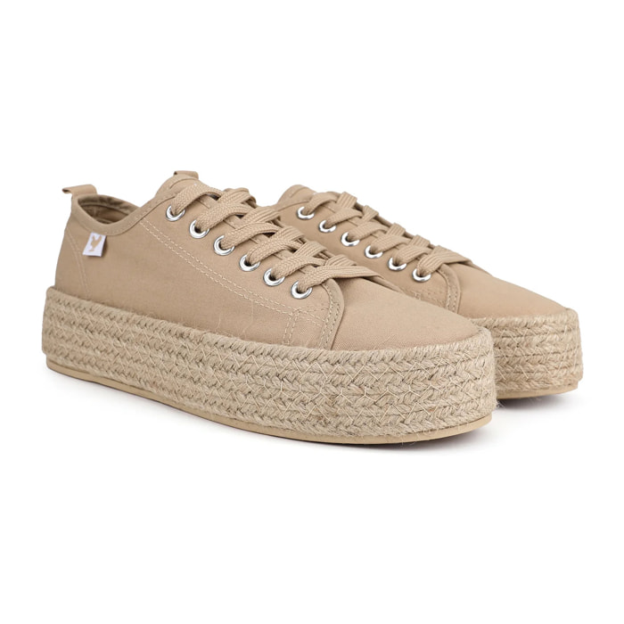 Zapatillas Tina Beige