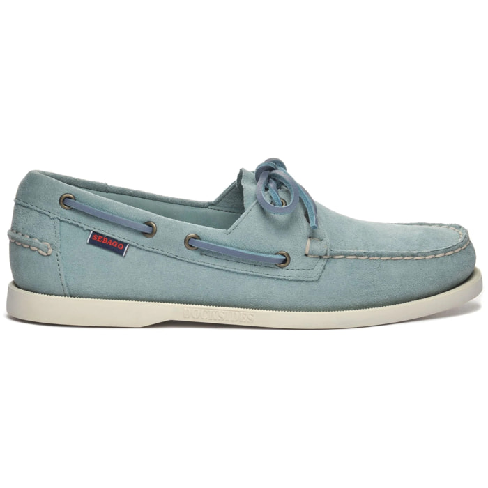 Sebago - Docksides Uomo Verde - Portland Flesh Out