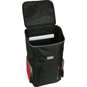 Mochila multisports para portatil 13,3" safta "black-red"