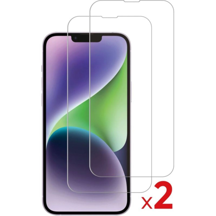 Protège écran ESSENTIELB iPhone 13/13Pro/14/16e verre trempé