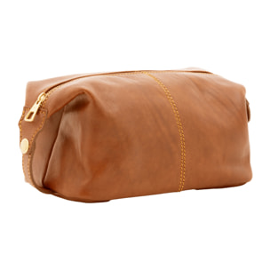 Pochette  unisex In Vera pelle Made in Italy 26x17x12 cm